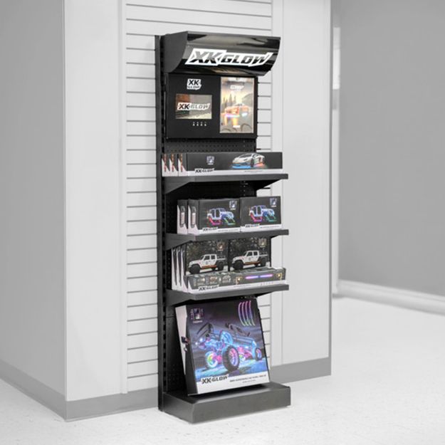 Picture of XKGLOW Standing Shelf Display