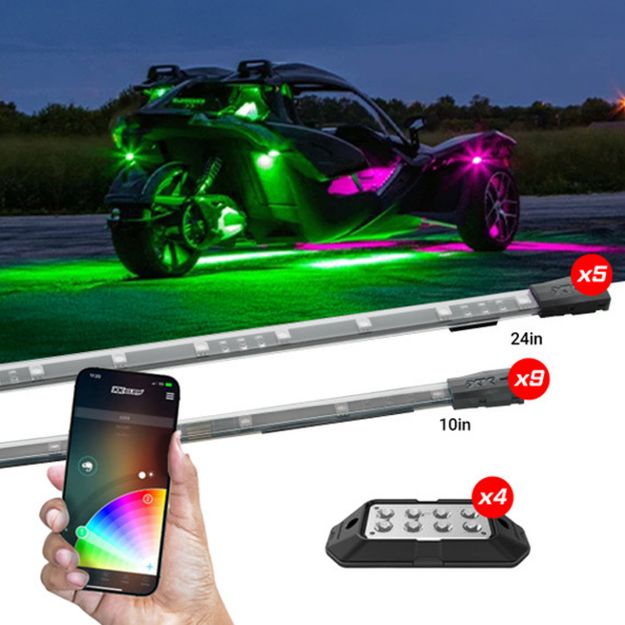 Picture of XKGLOW XKchrome Slingshot ADV