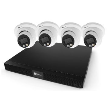 Picture of IC Realtime Nightwatch 8-Channel NVR Bundle w/ built-in 8-port POE 4 Cameras