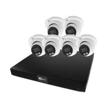 Picture of IC Realtime Nightwatch 8-Channel NVR Bundle w/ built-in 8-port POE 6 Cameras