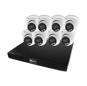 Picture of IC Realtime Nightwatch 8-Channel NVR Bundle w/ built-in 8-port POE 8 Cameras