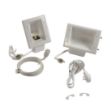 Picture of DataComm TV Cable Organizer Kit with Duplex Power Solution