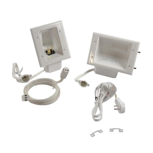 Picture of DataComm TV Cable Organizer Kit with Duplex Power Solution