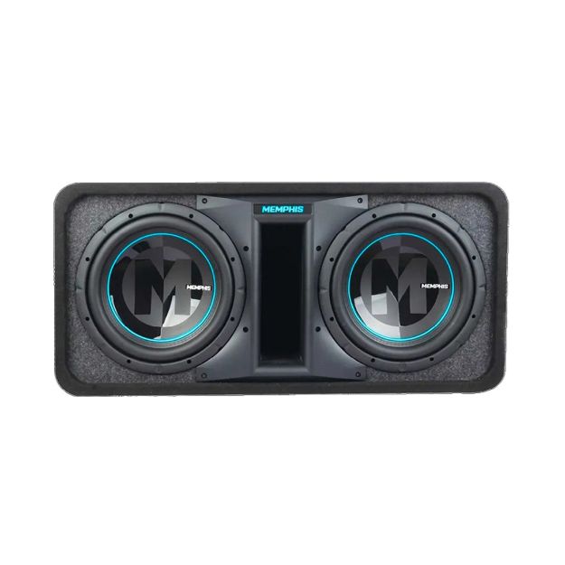 Picture of Memphis Audio Dual 12" 1000w/2000w Enclosure w/RGB LED (open box/pickup)