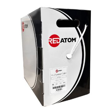 Picture of Red Atom 14/2 19-Strand Speaker Wire 500' Box (white)(V2)