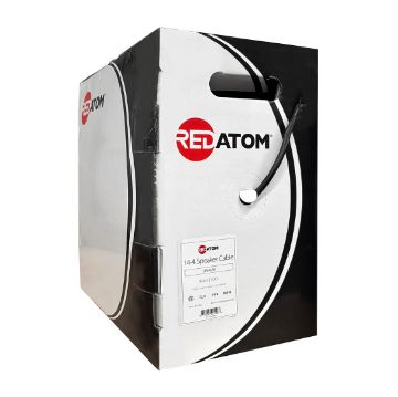 Picture of Red Atom 14/4 19-Strand Speaker Wire 500' Box (black)(V2)