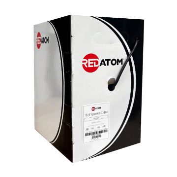 Picture of Red Atom 16/4 65-Strand Speaker Wire 500' Box (black)(V2)