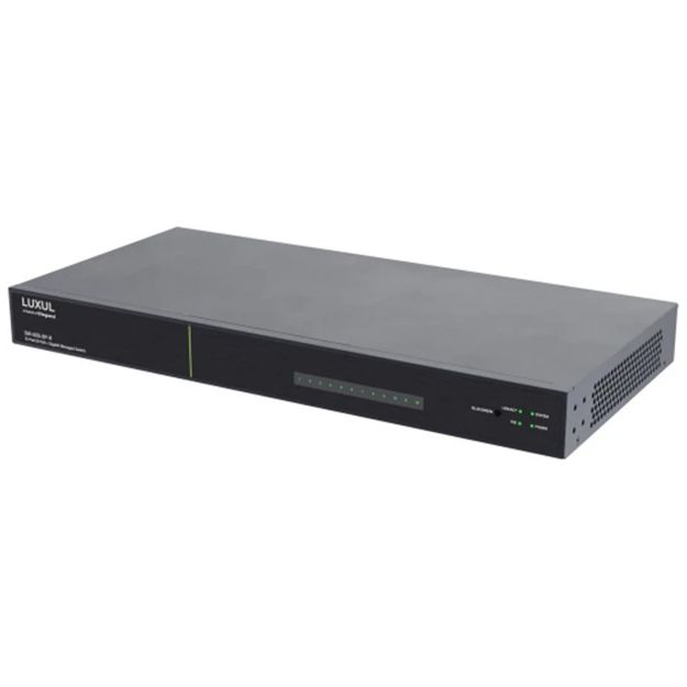 Picture of Luxul Managed Switch 8 POE+ 1GB 2RJ45