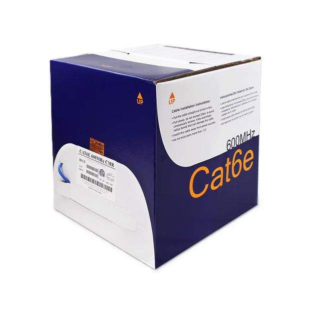 Picture of Wavenet Cat 6E PVC SC 600MHZ w/Spline CMR 1,000' Box(blue) Pullbox
