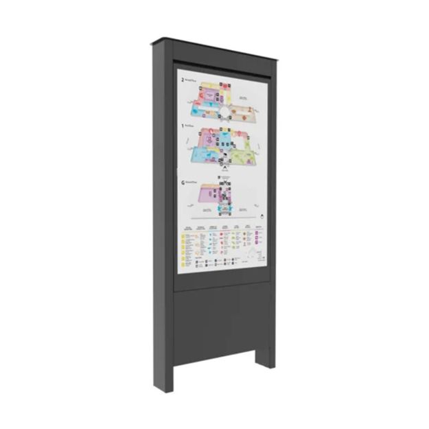 Picture of Chief Impact 55" Outdoor Portrait Kiosk, Samsung OHF/A Series