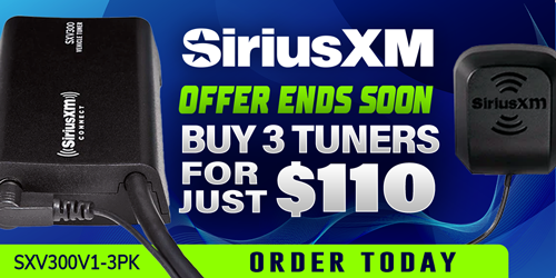 SiriusXM Offer ends soon...Buy 3 tuners for just $110...Order today