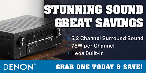 Stunning Sound + Great Savings...Save $52...Denon...Grab One Today & Save!