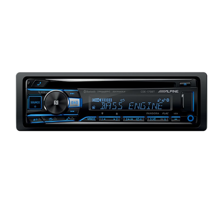 Alpine CD Receiver w / BT, AM / FM Tuner, Smartphone Features