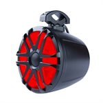 Memphis Audio 6.5" LED Coaxial Powerports Speaker Pods for Roll Bars, Black with LED